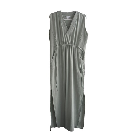 Athleta Marlow Maxi Dress, Size S - Coast Gray - Featherweight Stretch & Pockets - Picture 4 of 9